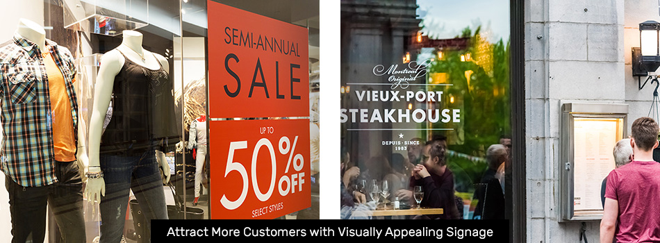 Attract More Customers with Visually Appealing Signage