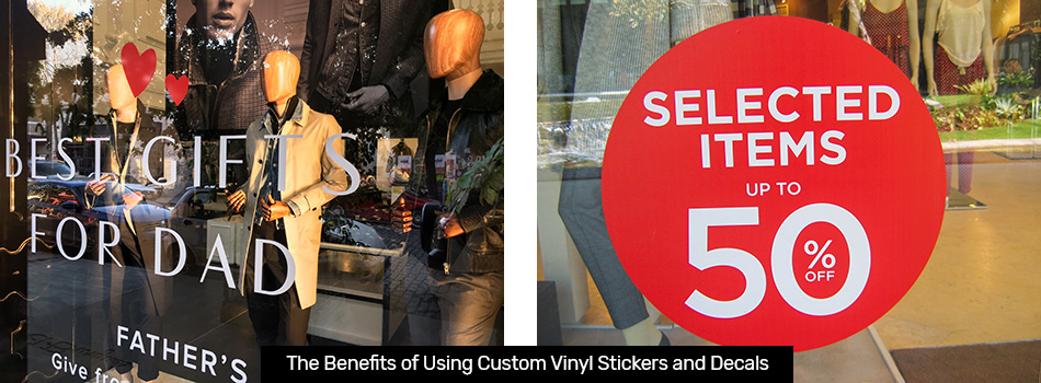 The Benefits of Using Custom Vinyl Stickers and Decals