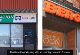 Top Reasons to Work with A Local Sign Manufacturer