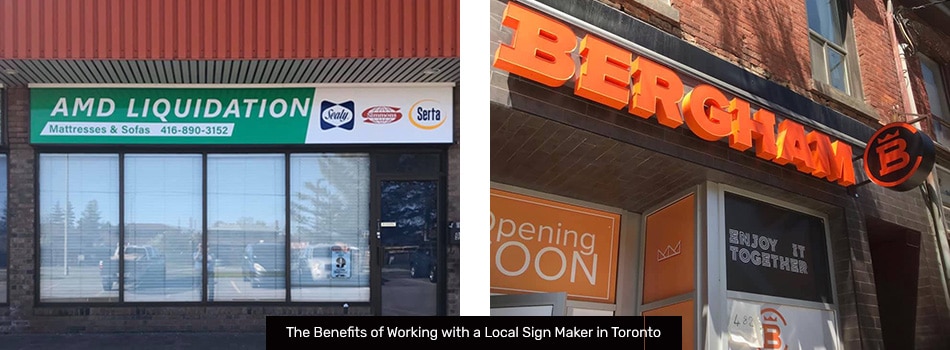 Top Reasons to Work with A Local Sign Manufacturer