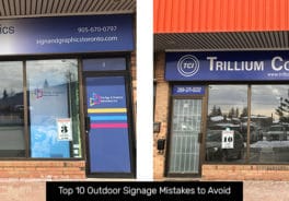 The Top Mistakes to Avoid with Your Outdoor Signage