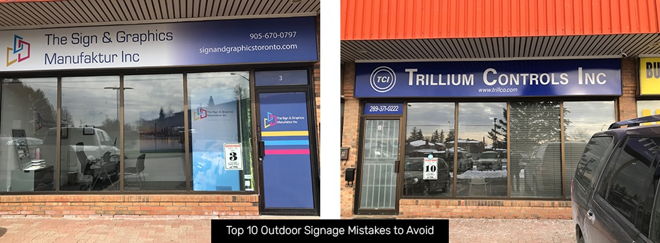 The Top Mistakes to Avoid with Your Outdoor Signage