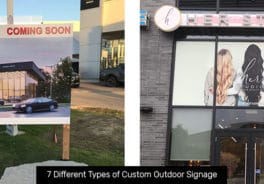 Types of Outdoor Signage