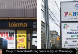 Purchasing Business Signs in Mississauga