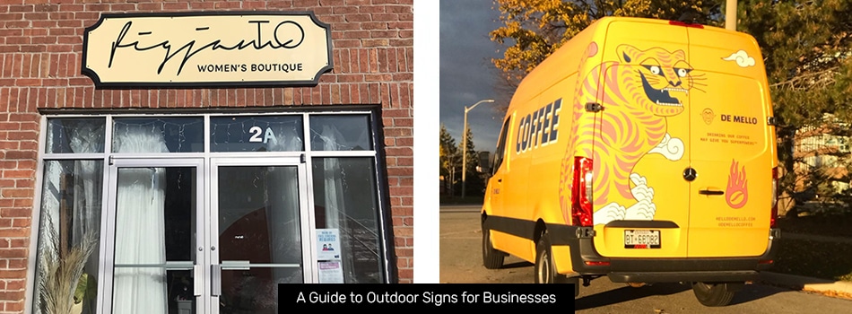 A Guide to Outdoor Signs for Businesses