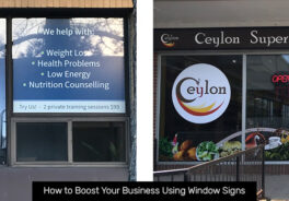 How to Boost Your Business Using Window Signs