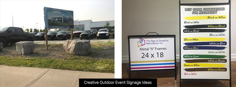 Creative Outdoor Event Signage Ideas