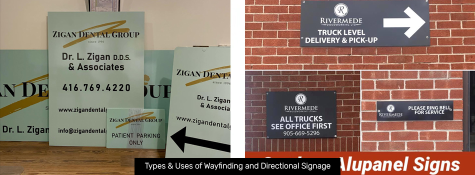 Types & Uses of Wayfinding and Directional Signage