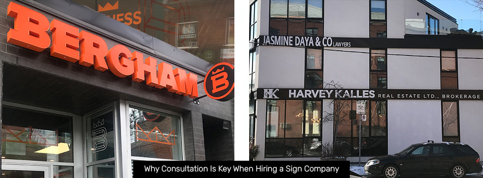 Why Consultation Is Key When Hiring a Sign Company