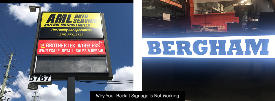 Why Your Backlit Signage Is Not Working