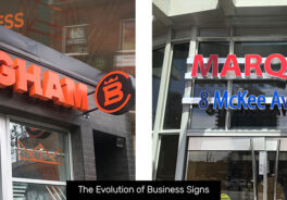 The Evolution of Business Signs