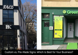 Custom vs. Pre-Made Signs: Which Is Best for Your Business?